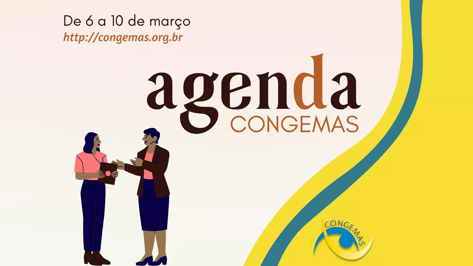Agenda da semana! (De 6 a 10 de março)